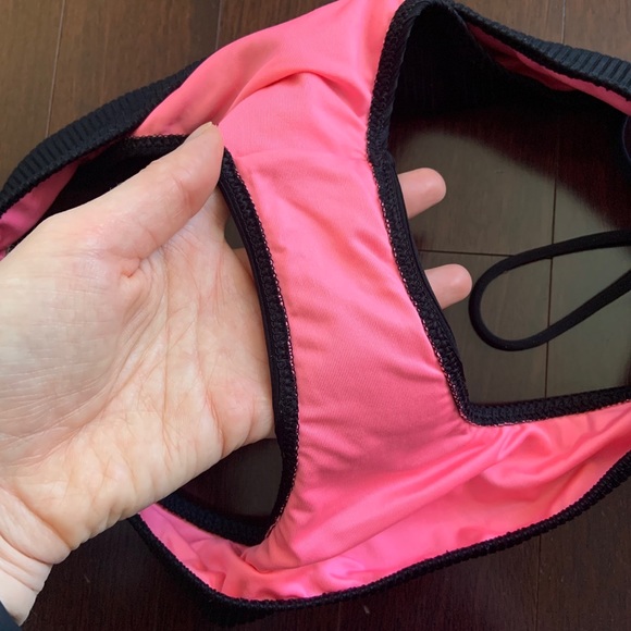 VS Pink Mini Cheekster Ribbed Bikini Bottoms - Picture 4 of 4